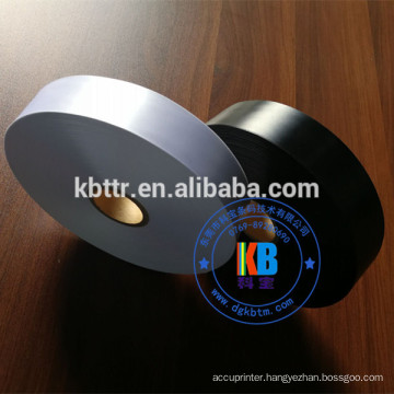 Wash care label black satin garment care ribbon for printing